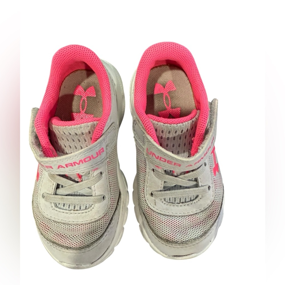 Under Armor Toddlers Pink and Gray‎ Sneakers